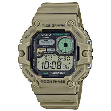 Casio WS-1700H-5AVEF – Ανδρικό Ψηφιακό Ρολόι (Καφέ Κάσα & Λουράκι, 100M Water Resistant)